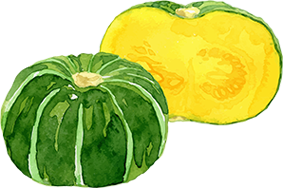 かぼちゃのイラスト